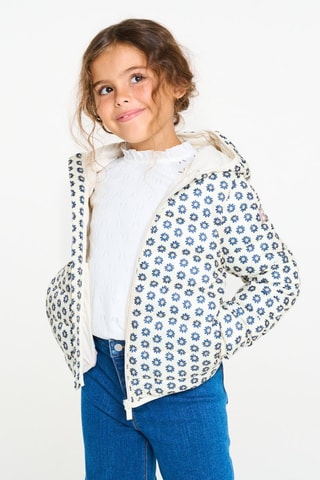 Blusão com capuz - Branco - Okaïdi