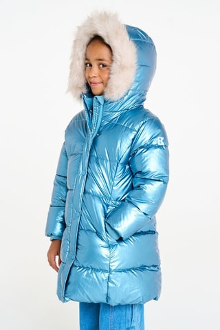 Blusão com capuz - Azul-celeste - Okaïdi