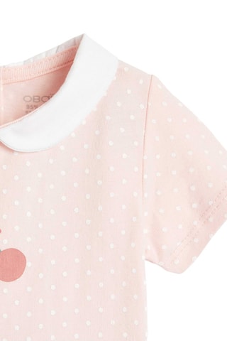 3 bodies - Rosa-maquilhagem e branco - Obaibi