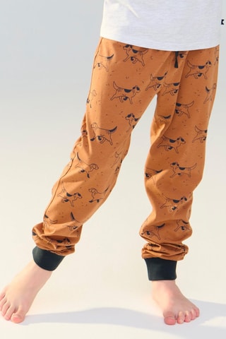 Pijama - Cinzento-claro mesclado e castanho - Okaïdi