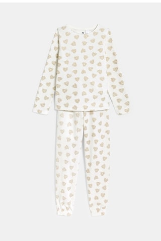 Pijama - Branco e dourado - Okaïdi