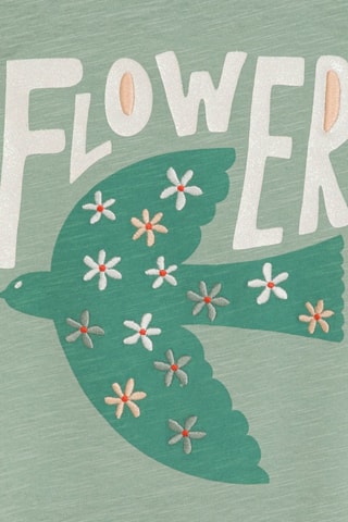 T-shirt - Verde-água mesclado - Okaïdi