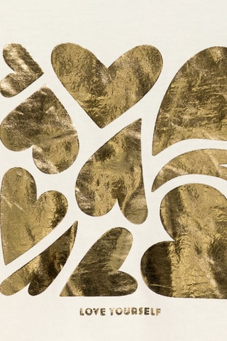 T-shirt - Cru e dourado - Okaïdi