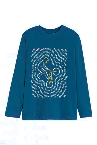 T-shirt - Azul-petróleo - Okaïdi