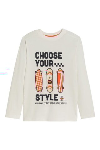 T-shirt - Branco - Okaïdi