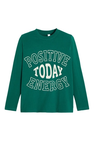 T-shirt - Verde-esmeralda - Okaïdi