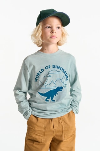 T-shirt - Azul-celeste - Okaïdi