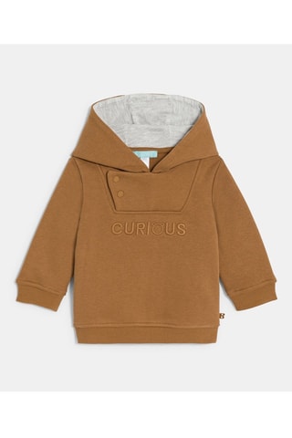 Sweat com capuz - Castanho - Obaibi