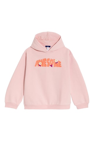 Sweat com capuz - Rosa e laranja - Okaïdi