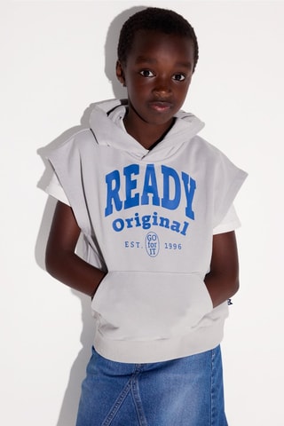 Sweat sem mangas - Cinzento-claro - Okaïdi