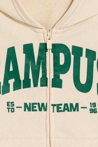 Sweat com capuz - Branco - Okaïdi