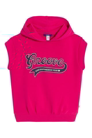 Sweat com capuz - Rosa-velho - Okaïdi