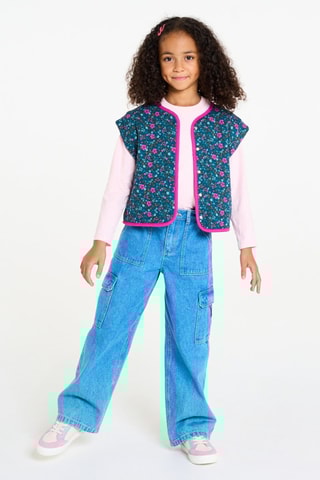 Sweat - Rosa e azul-pato - Okaïdi