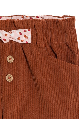 Calções em veludo - Castanho - Obaïbi