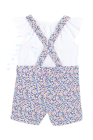 Macacão curto e t-shirt - Vermelho - Obaibi