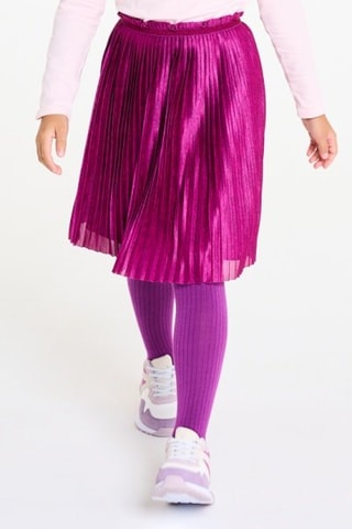 Saia plissada - Violeta - Okaïdi