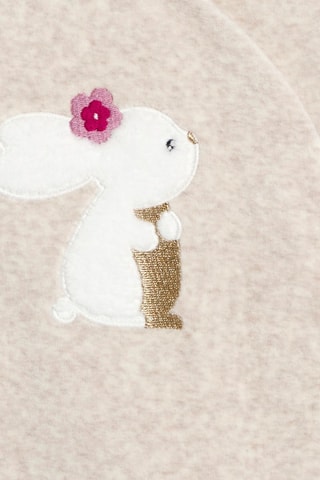 Babygro em veludo - Bege ­mesclado Obaïbi