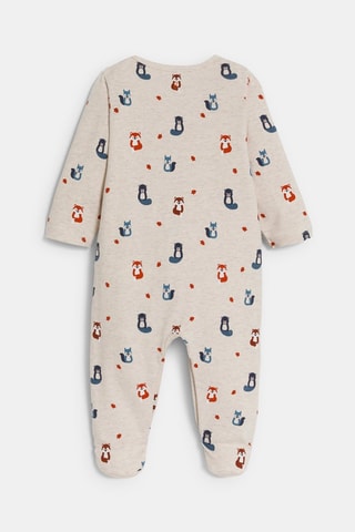 Babygro - Bege ­mesclado Obaïbi
