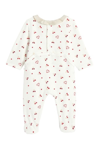 Babygro em veludo - Vermelho - Obaïbi