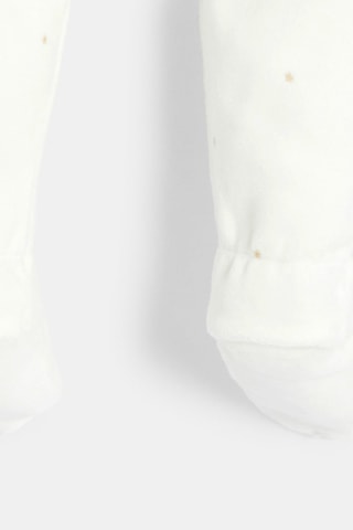 Babygro em veludo - Branco - Obaïbi