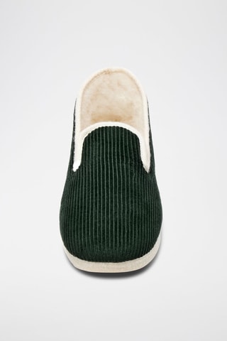 Charentaises en laine La Conventionnelle - Vert