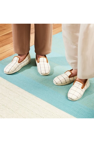 Charentaises en laine L'Élégante - Blanc