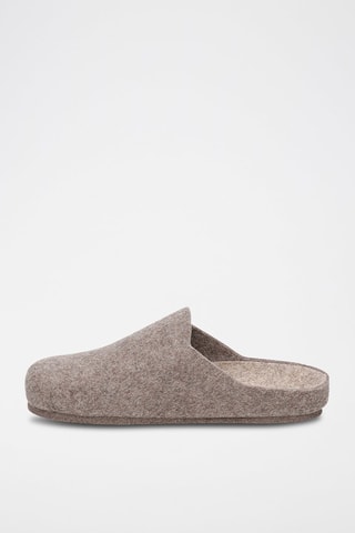 Chaussons en laine La Taupe Taupe