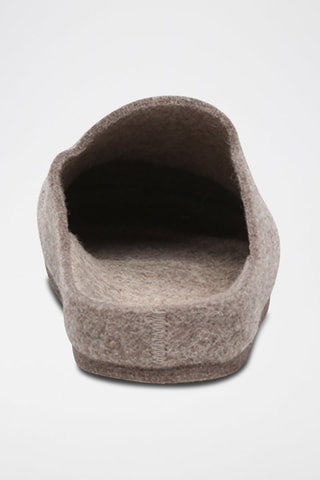 Chaussons en laine La Taupe Taupe