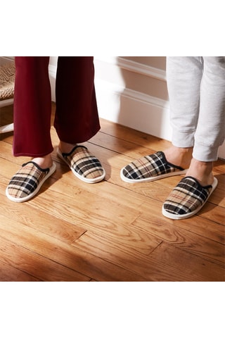 Chaussons en laine La mi traditionnelle - Beige