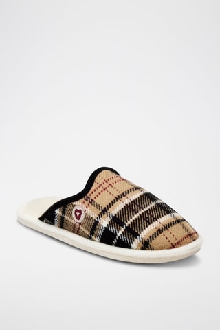 Chaussons en laine La mi traditionnelle - Beige