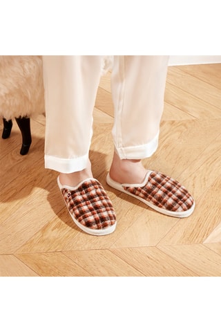 Chaussons en laine La mi 70s - Marron