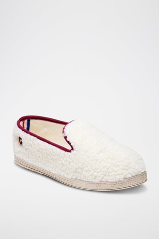 Chaussons La Mouton rouge - Blanc et rouge