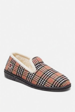 Charentaises La British - Marron et rouge