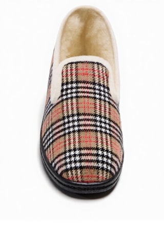 Charentaises La British - Marron et rouge