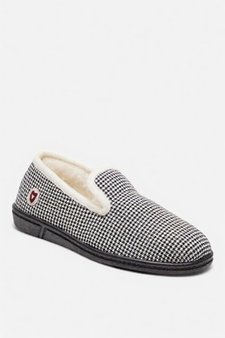 Charentaises La Pied-de-coq - Blanc et noir