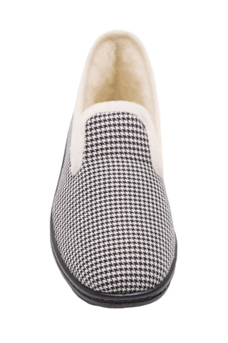 Charentaises La Pied-de-coq - Blanc et noir