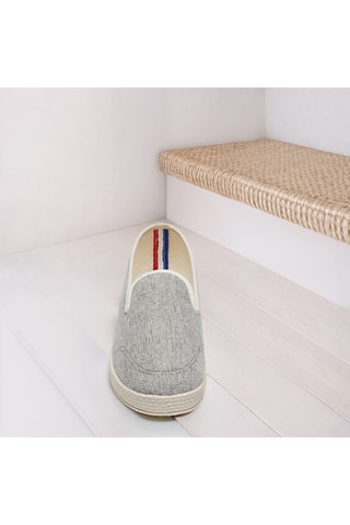 Charentaises La Toile - Gris souris