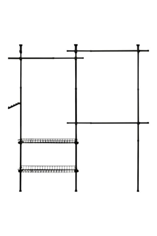 Penderie télescopique - Noir
