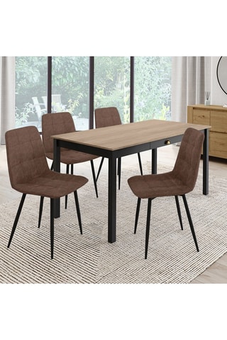 4 chaises Linda - 46 x 88 x 55 cm