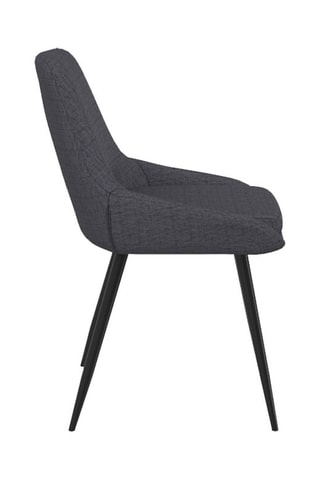 4 chaises Ornella - Gris foncé