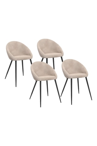 4 chaises Dory - 54 x 77 x 52 cm