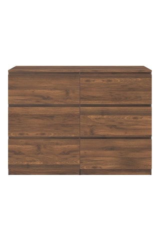 Commode 6 tiroirs Tom - Imitation bois