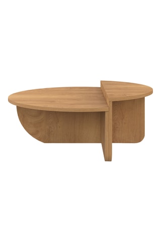 Table basse asymétrique - 90 x 35 x 90 cm