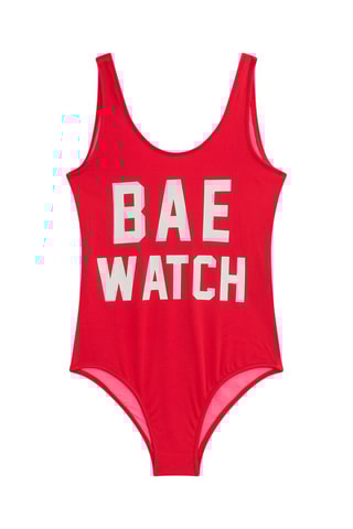 Maillot 1 pièce Kid Cancun Rouge