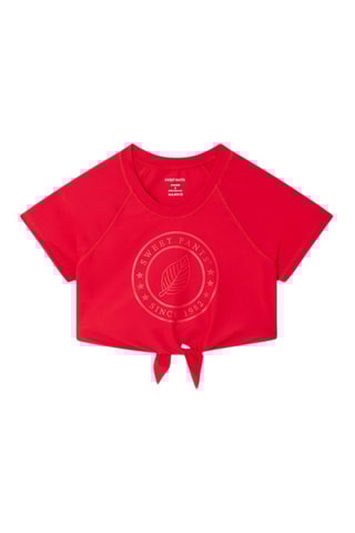 Haut de maillot Caraibes Rouge