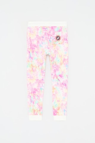 Pantalon ajusté Tkids Print Slim - Rose et blanc