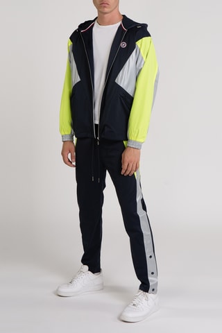 Veste de survêtement à capuche Tactel Wind - Bleu marine