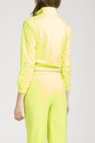 Veste de survêtement Tactel Crop Jaune
