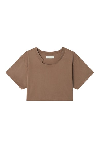 T-shirt court Urban Marron