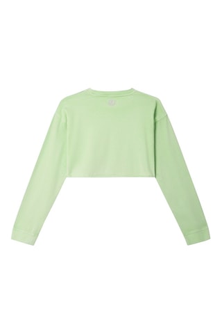T-shirt court Urban Cropped Vert clair